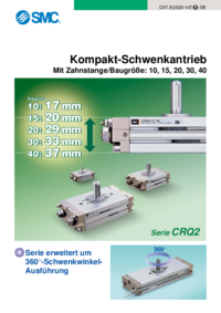 SMC Kompakt-Schwenkantrieb Serie CRQ2