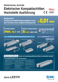 SMC Elektrischer Kompaktschlitten Serie LESYH